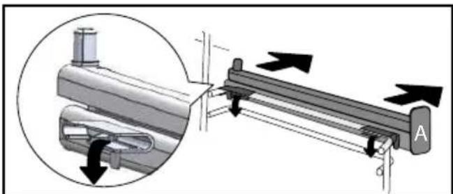 BRANDT BOP7568LX - INSTALLING AND REMOVING THE SLIDING RAILS - 3