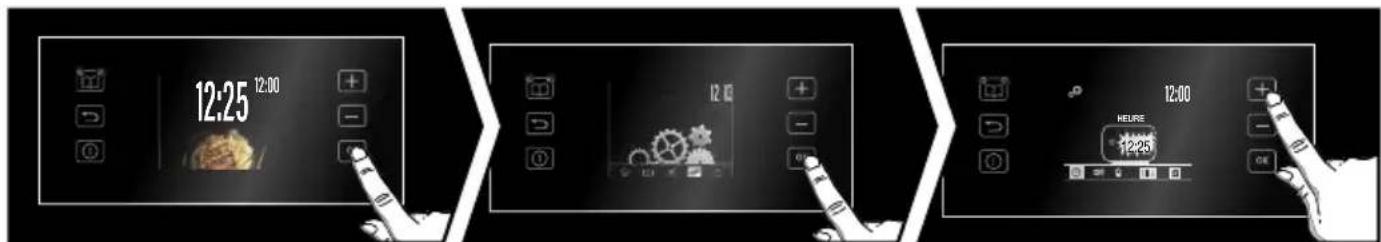 BRANDT BOP7568LX - - Mudança da hora - 1