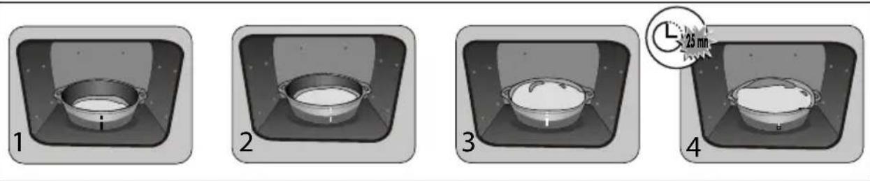 BRANDT BOP7568LX - Recette avec levure (selon modele) - 1