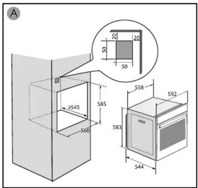BRANDT BOP7568LX - CHOICE OF LOCATION AND FITTING - 1