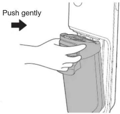 Push gently