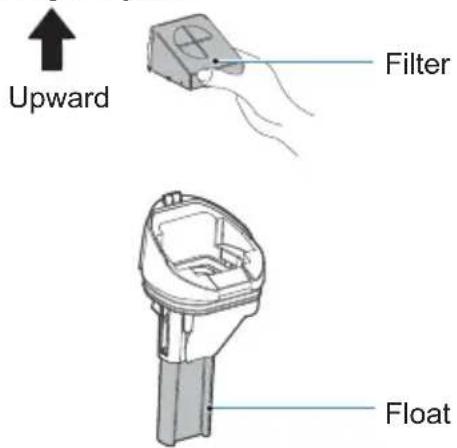 Upward Filter Float
