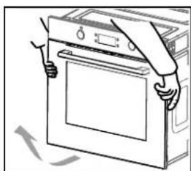 Linarie Bordeaux LABO71MPX - Removing the door from the oven - 2