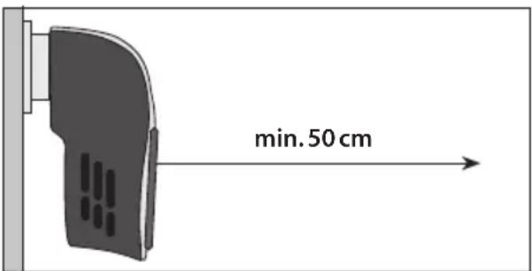 Güde GSH 500 K mini - Do not place the appliance in the immediate vicinity of a bathtub, shower or swimming pool. - 2