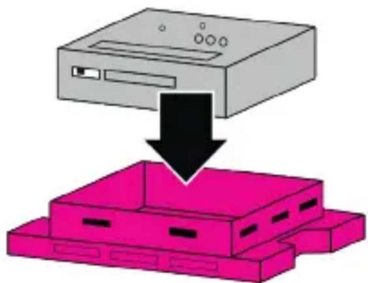 Nedsoft Loca - Placez le boîtier dans le support - 1