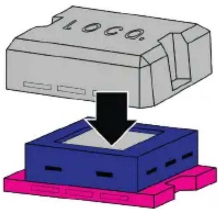 Nedsoft Loca - Ist die Box wirklich eingeschaltet? Dann verschlieben Sie Loca mit dem Deckel, bis dieser hörbar einrastet! - 1
