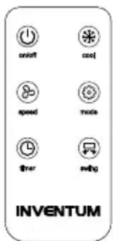INVENTUM VLK500W - FERNBEDIENUNG - 1