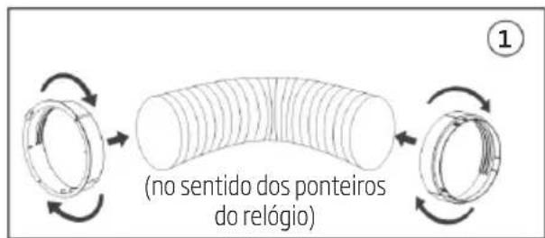 BEKO BP109C - Introdução à instalação da mangueira de exaustão - 1