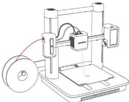Anker Make M5 - LOADING FILAMENT - 7