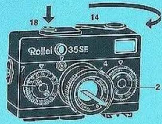 ROLLEI 35 SE - Chargement du film - 2
