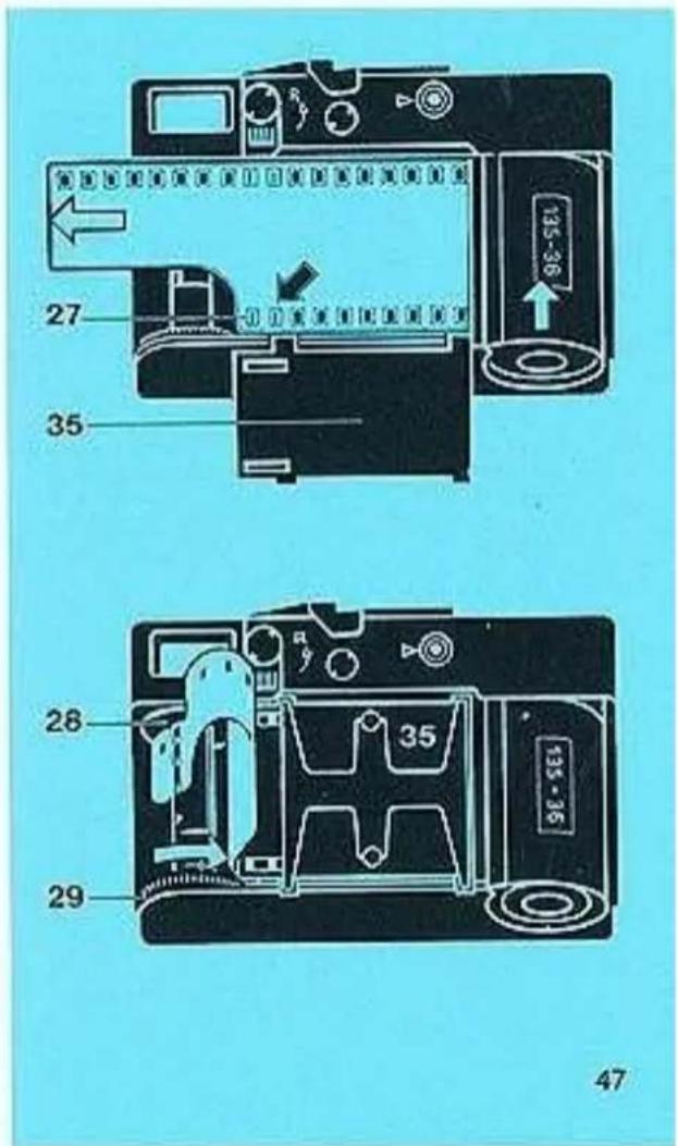 ROLLEI 35 SE - Chargement du film - 1