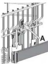 WHIRLPOOL W8I HT58 T - ADJUSTING THE HEIGHT OF THE UPPER RACK - 1