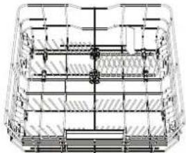 WHIRLPOOL W8I HT58 T - LOWER RACK - 2
