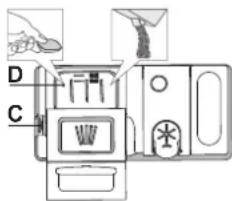 WHIRLPOOL W8I HT58 T - NAPELNIANIE DOZOWNIKA DETERGENTU - 1