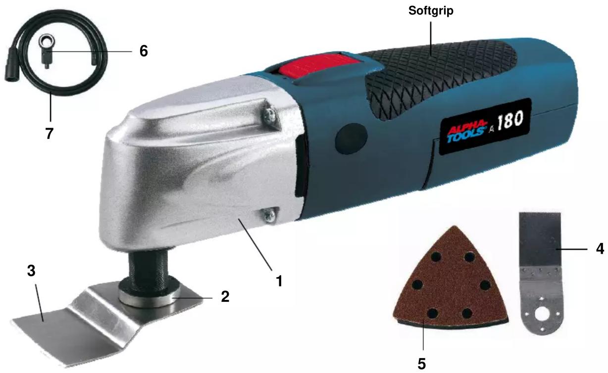 Alpha Tools A 180 - Technical Data - 1