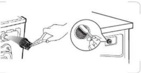 PROLINE FP1012WH - Cleaning the Inlet Filter - 5