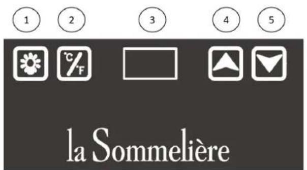 LA SOMMELIERE LS28SILENCE - AJUSTE DE LA TEMPERATUREA - 1