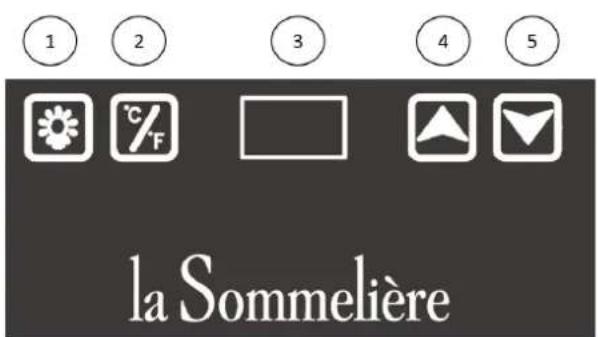 LA SOMMELIERE LS28SILENCE - REGOLAZIONE DELLA TEMPERATURA - 1