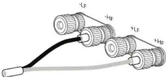 BOWERS & WILKINS FS600 S3 - Herkömmlicher Anschluss Bi-Wiring Anschluss - 1