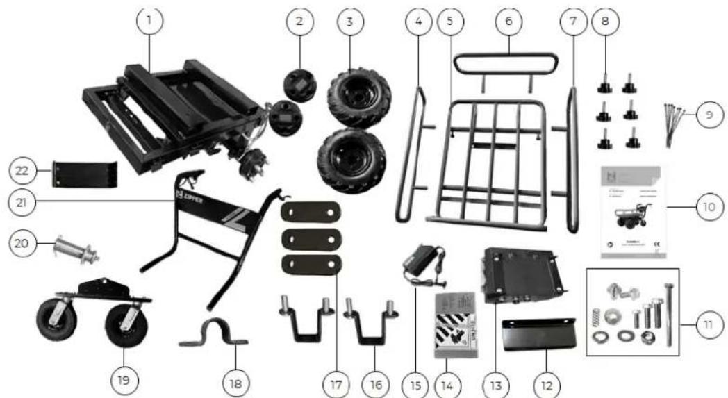 Zipper ZIEWB350 - Lieferumfang / delivery content / Contenu de la livraison / Rozsah dodávky - 1
