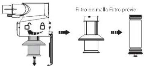 TINECO A10 - Depóstito de polvo y filtro de malla - 3