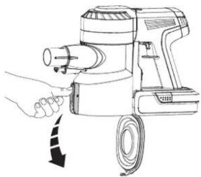 TINECO A10 - Vaciado del deposito de polvo - 1