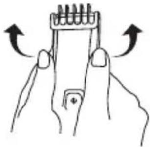 BEURER HR 5000 - Cutting hair without the comb attachment - 1