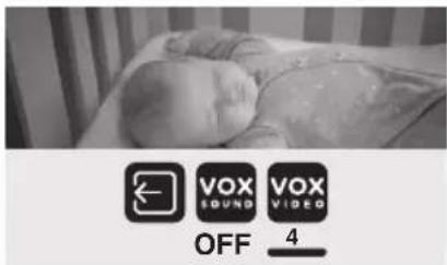 ANGELCARE AC25 - Vox-Einstellungen - 1