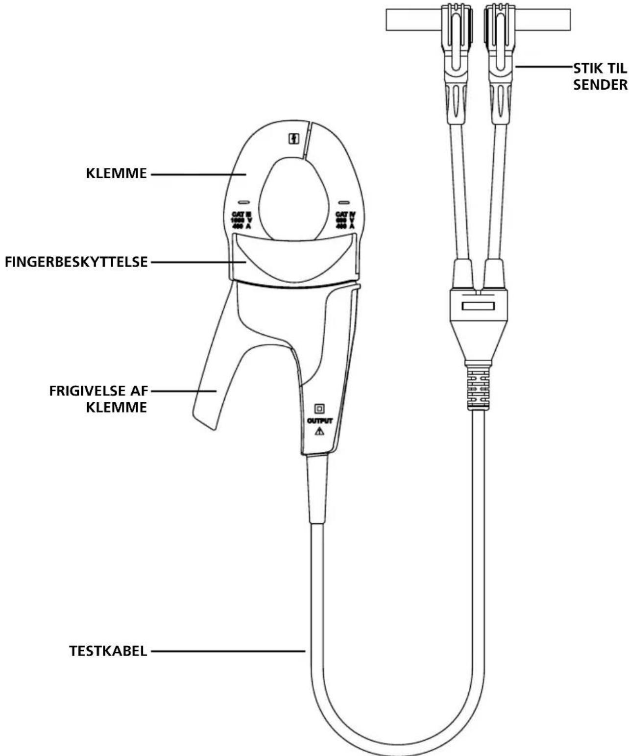 Beha-Amprobe AT8020EUR - CT-400-EUR Signalklemme (følger med AT-8030-EUR, tilbehør til AT-8020-EUR) - 1