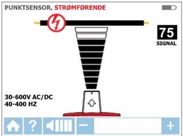 Beha-Amprobe AT8020EUR - b Bruke AT-8000-RE-mottakeren i strømførende tuppsensor-modus - 1
