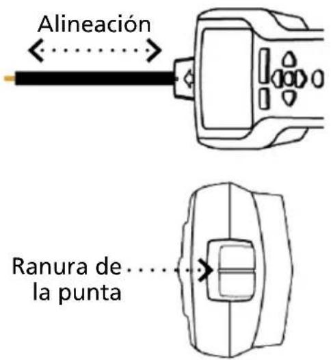 Beha-Amprobe AT8020EUR - b Uso del receptor AT-8000-RE en el modo Sensor de punta energizado - 2