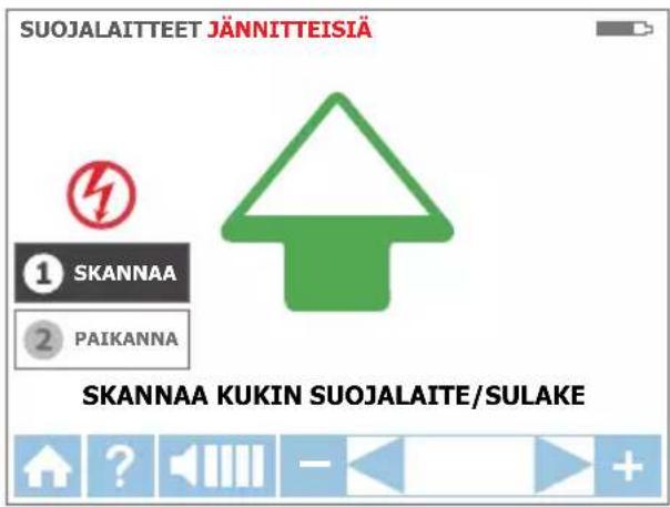 Beha-Amprobe AT8020EUR - Vaihe 1 - ① SKANNAUS - 1