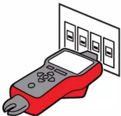 Beha-Amprobe AT8020EUR - Trinn 1 - ① AVLESING - 2