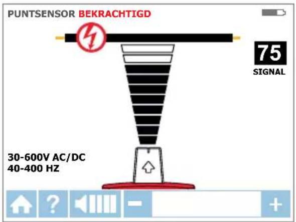Beha-Amprobe AT8020EUR - b De AT-8000-RE ontvanger gebruiken in spanningvoerende Tip Sensor-modus - 1