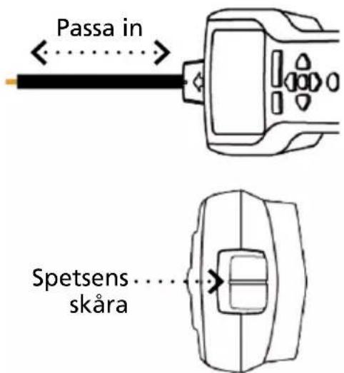 Beha-Amprobe AT8020EUR - b Använda AT-8000-RE mottagaren i strömförande spetssensorläge - 2
