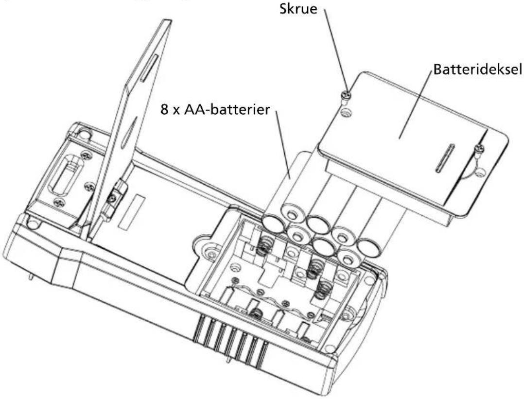Beha-Amprobe AT8020EUR - Bytte batteri i senderen - 1