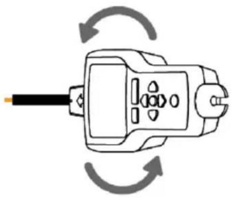 Beha-Amprobe AT8020EUR - b Uso del receptor AT-8000-RE en el modo Sensor de punta energizado - 3