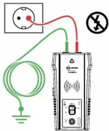 Beha-Amprobe AT8020EUR - Collegamento dei cavetti del trasmettitore - 1