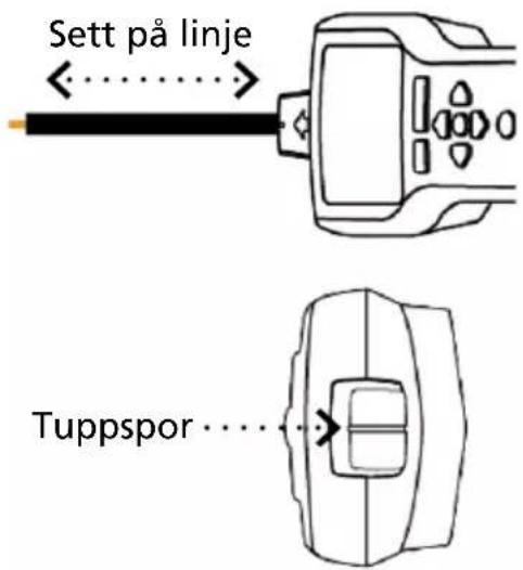 Beha-Amprobe AT8020EUR - b Bruke AT-8000-RE-mottakeren i strømførende tuppsensor-modus - 2