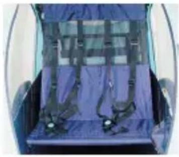 Bellelli Trailblazer - Instrucciones para el funcionaamento de la 2^a hebilla de seguridad - 1