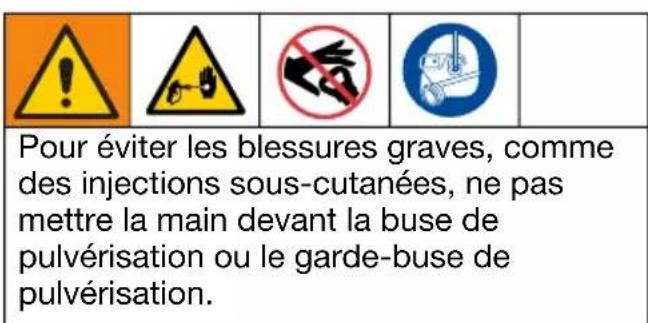 GRACO Ultra QuickShot 20B473 - Orientation de la buse de pulverisation - 1