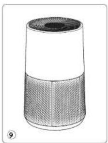 ROWENTA Pure Air City PU2840 - FILTER ZERLEGEN/ZUSAMMENBAUEN - 9
