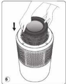 ROWENTA Pure Air City PU2840 - DEMONTAREA/REMONTAREA FILTRELOR - 6