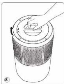 ROWENTA Pure Air City PU2840 - DEMONTAREA/REMONTAREA FILTRELOR - 8