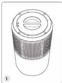 ROWENTA Pure Air City PU2840 - A SZUROK KI/BESZERELESE - 1