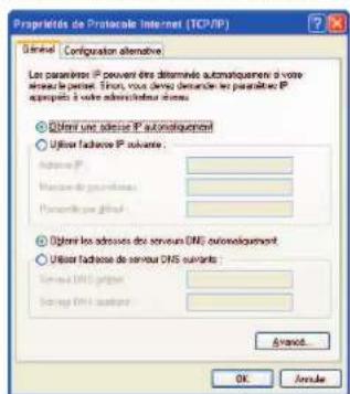 Arris Touchstone DG1670A - Configuration tcp/ip sous windows XP - 4