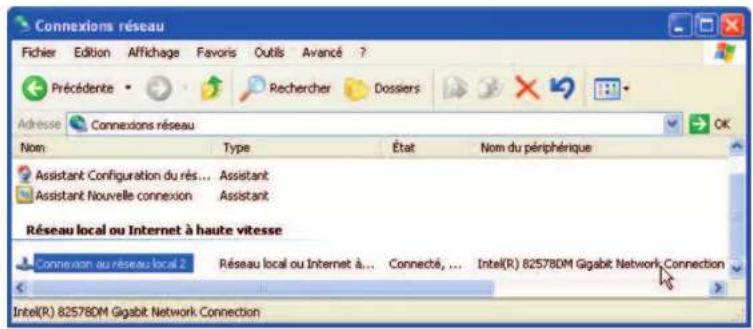 Arris Touchstone DG1670A - Configuration tcp/ip sous windows XP - 1