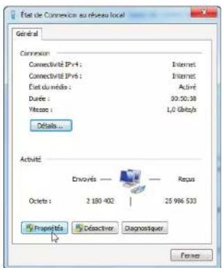 Arris Touchstone DG1670A - Configuration tcp/ip sous windows 7 - 4