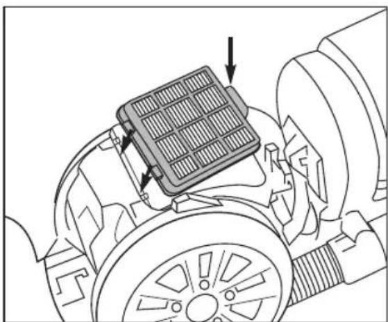 EUREKA FloorRover Dash NEU526C - HEPA filter - Replace or wash every year - 3