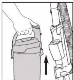 EUREKA FloorRover Dash NEU526C - Dust cup - Empty after each use - 1